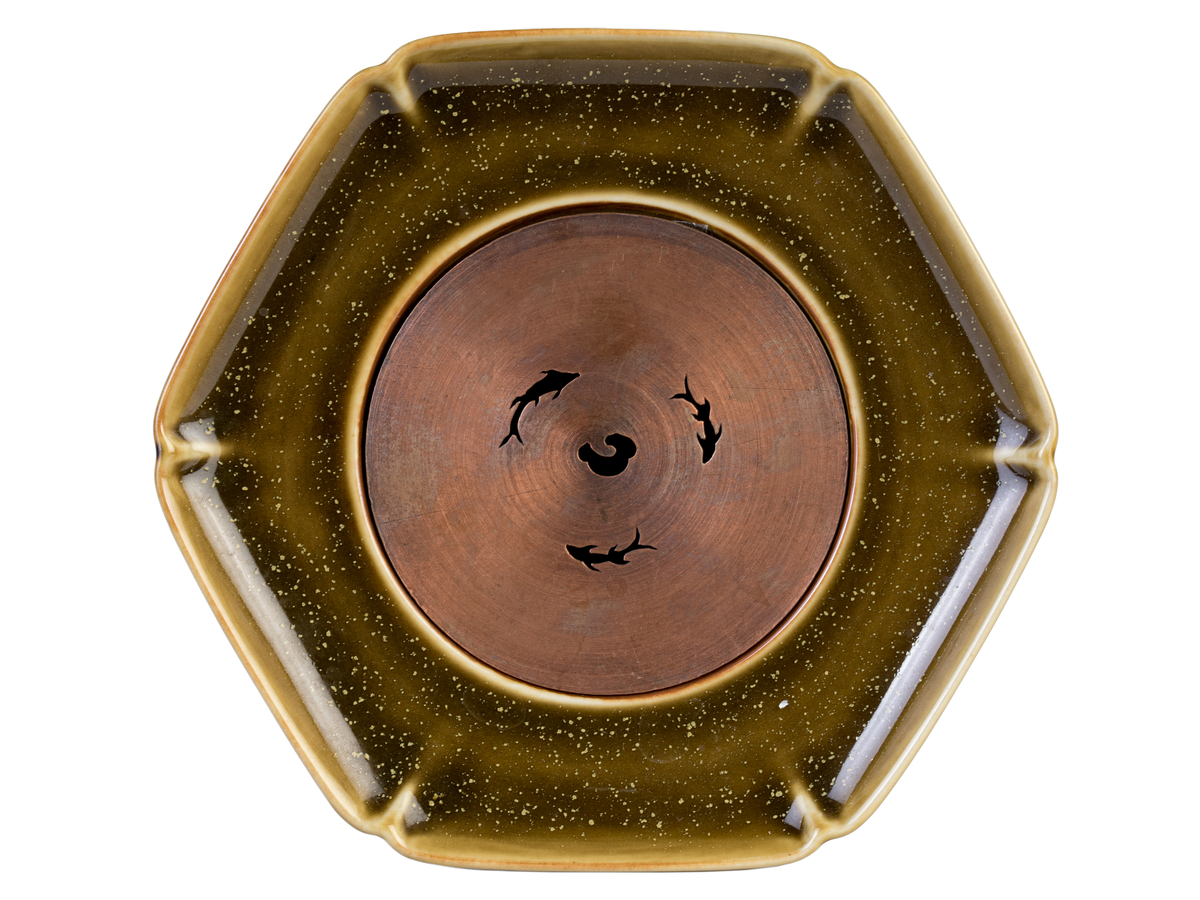 Чайный пруд # 48977, дровяной обжиг/керамика/металл