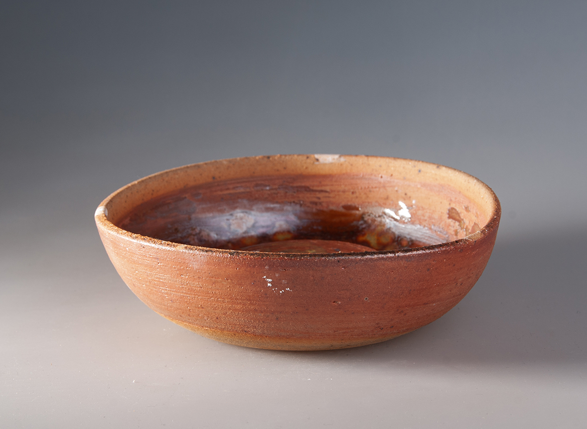 Чайный пруд ручная работа Мойчай # 49094, дровяной обжиг/керамика, 270 мл.