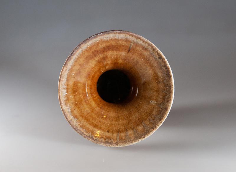 Калабас (калебас) ручная работа Мойчай # 51003, дровяной обжиг/керамика