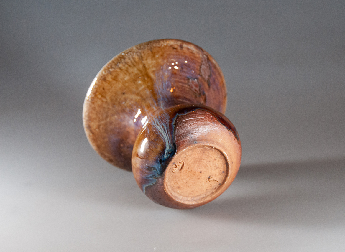 Калабас (калебас) ручная работа Мойчай # 51003, дровяной обжиг/керамика