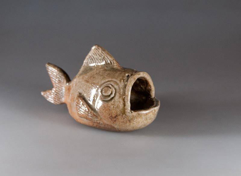 Фигурка ручная работа Мойчай # 51018, дровяной обжиг/керамика