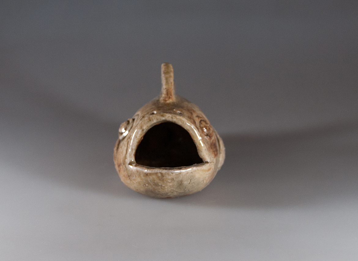 Фигурка ручная работа Мойчай # 51018, дровяной обжиг/керамика