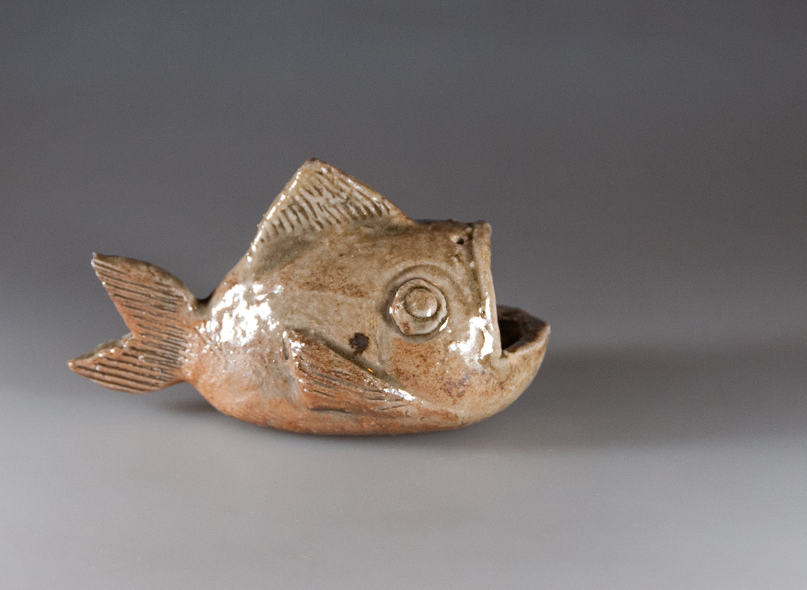 Фигурка ручная работа Мойчай # 51018, дровяной обжиг/керамика