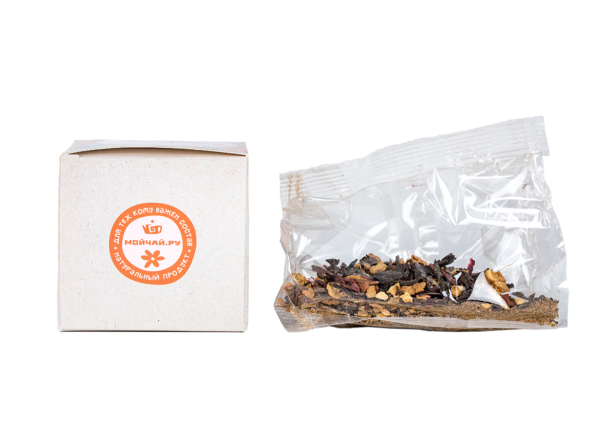 Чай чёрный с травами рассыпной «Доброе тепло», 25 гр.