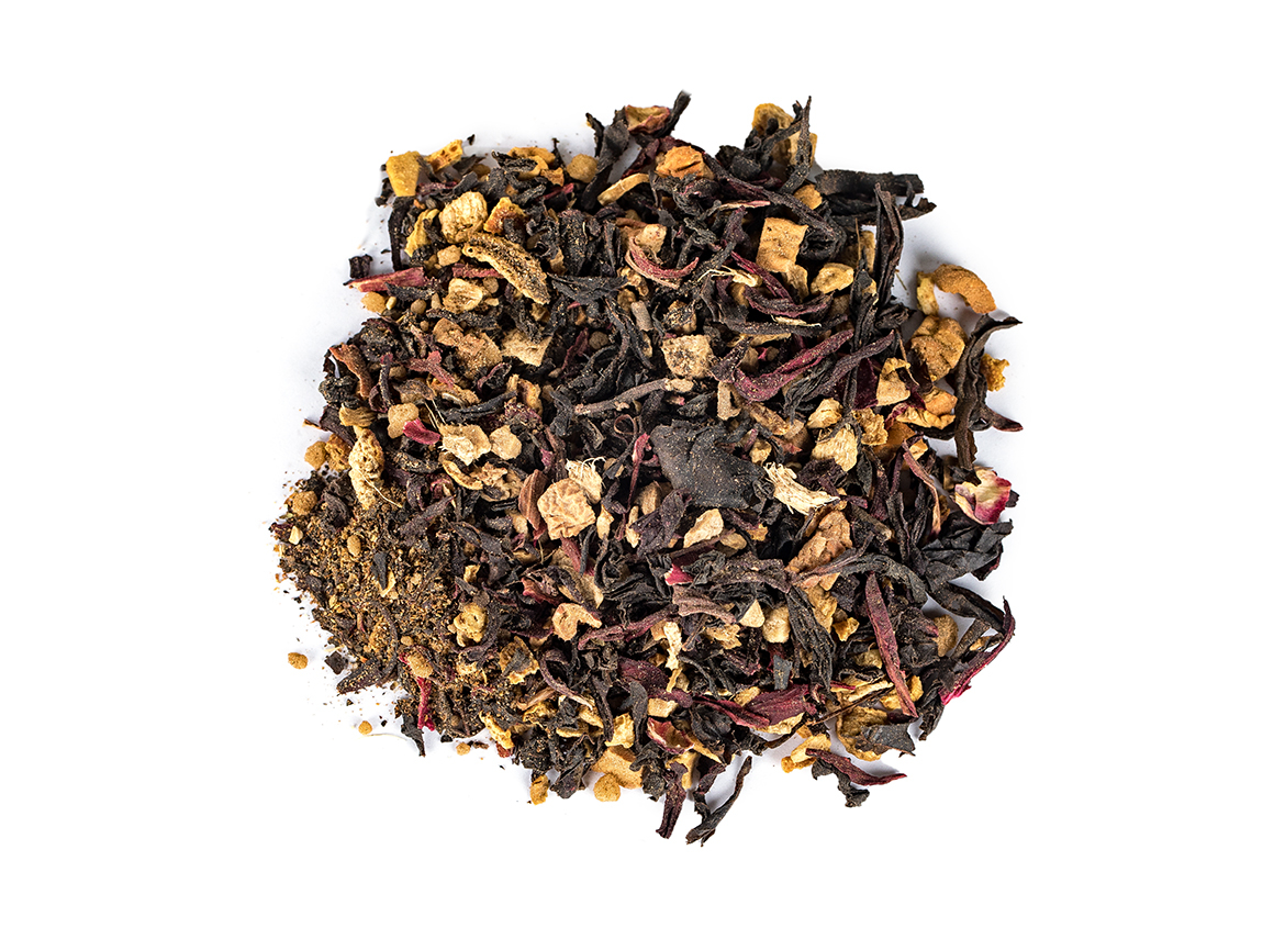 Чай чёрный с травами рассыпной «Доброе тепло», 25 гр.