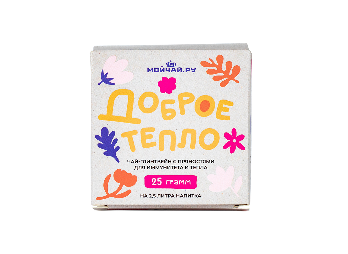 Чай чёрный с травами рассыпной «Доброе тепло», 25 гр.