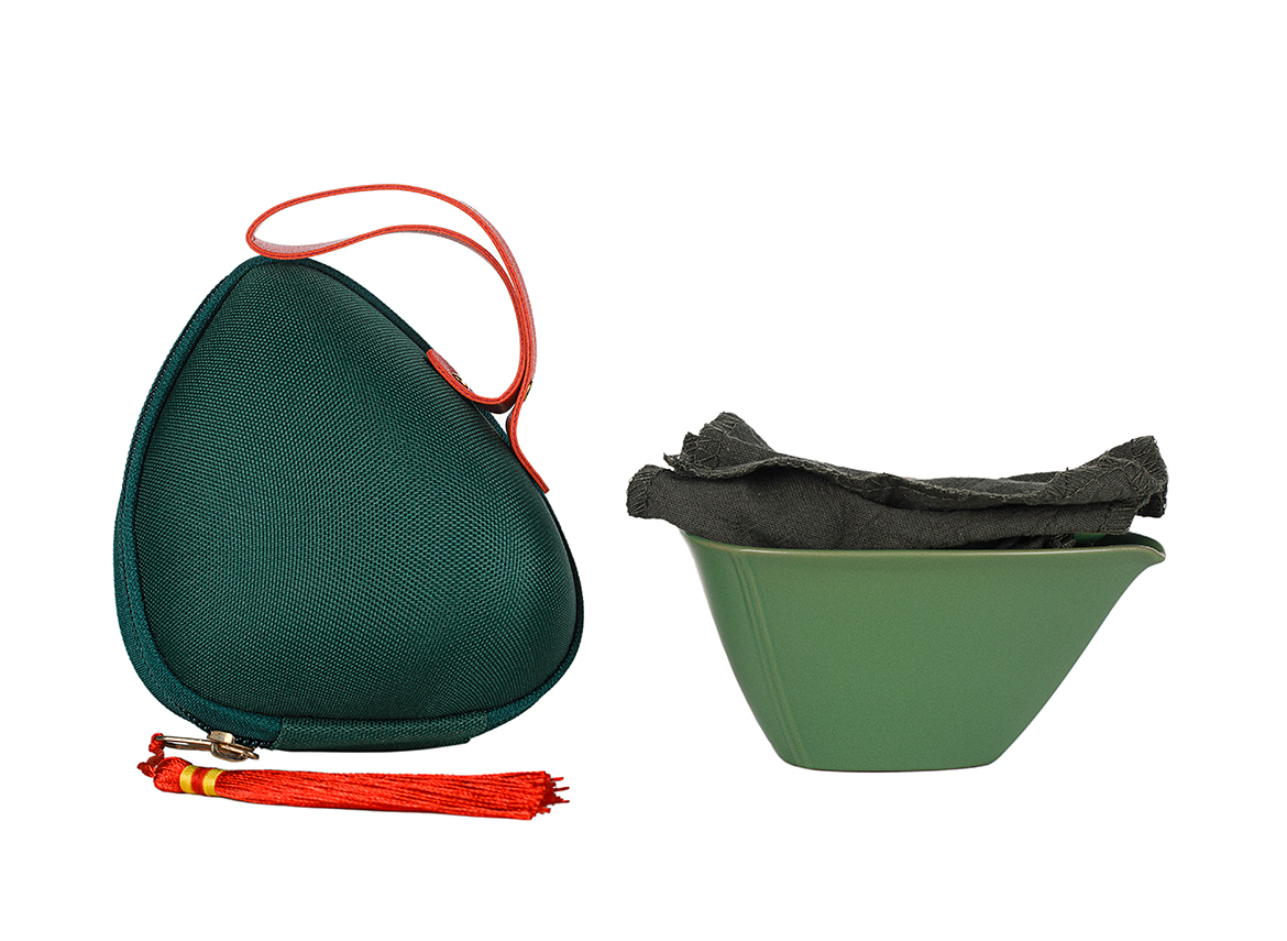 Набор посуды походный (гайвань 130 мл, пиалы 52 мл)# 51481, керамика.