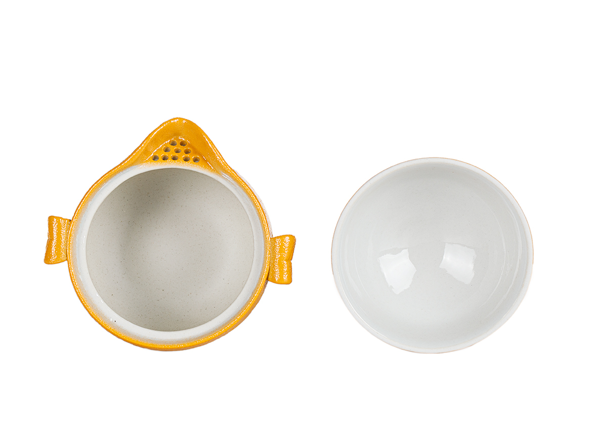 Набор посуды походный (сиборидаси 124 мл, пиалы 60 мл и 32 мл) # 51482, керамика.