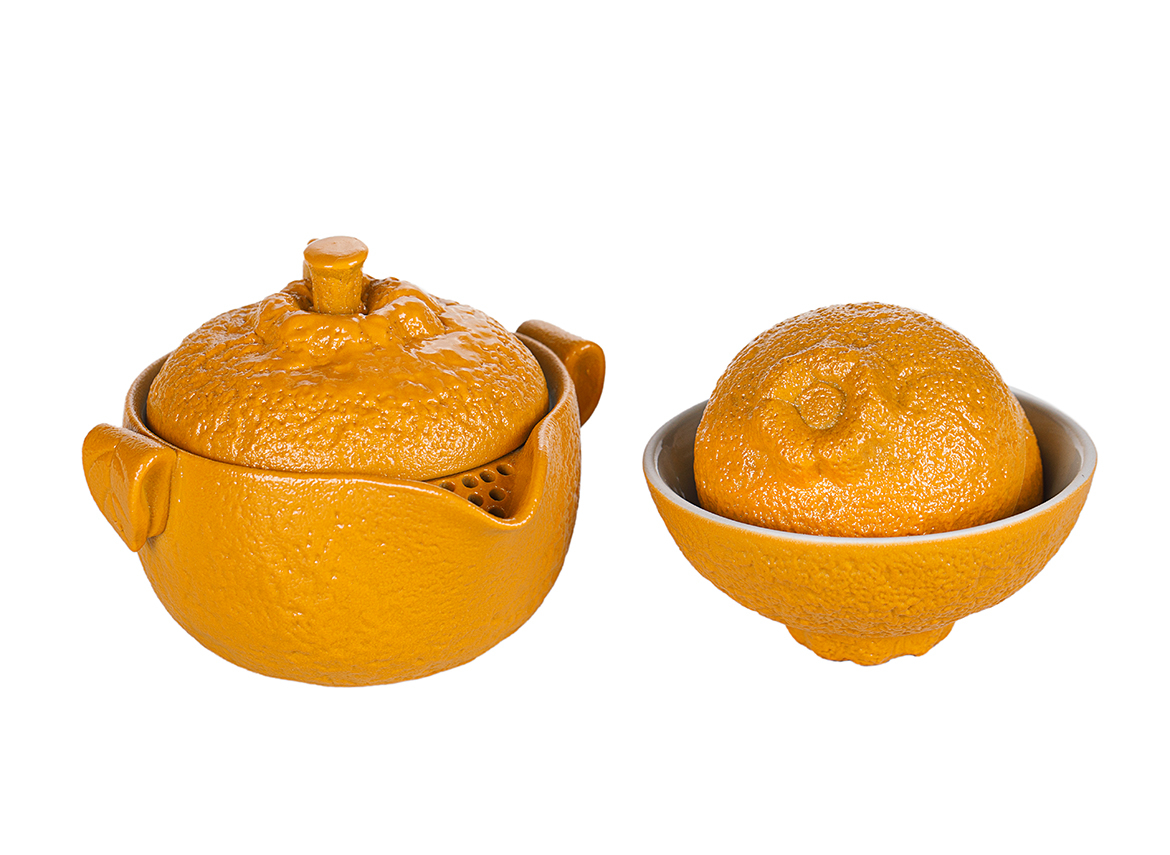 Набор посуды походный (сиборидаси 124 мл, пиалы 60 мл и 32 мл) # 51482, керамика.