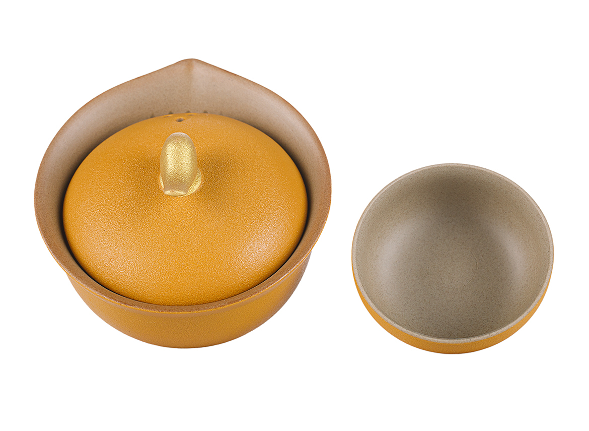 Набор посуды походный (сиборидаси 126 мл, пиалы 54 мл) # 51484, керамика.