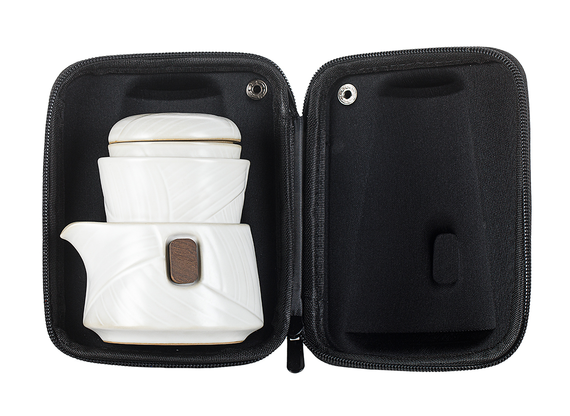 Набор посуды походный (сиборидаси 220 мл, пиалы 100 мл и 76 мл) # 51485, керамика.