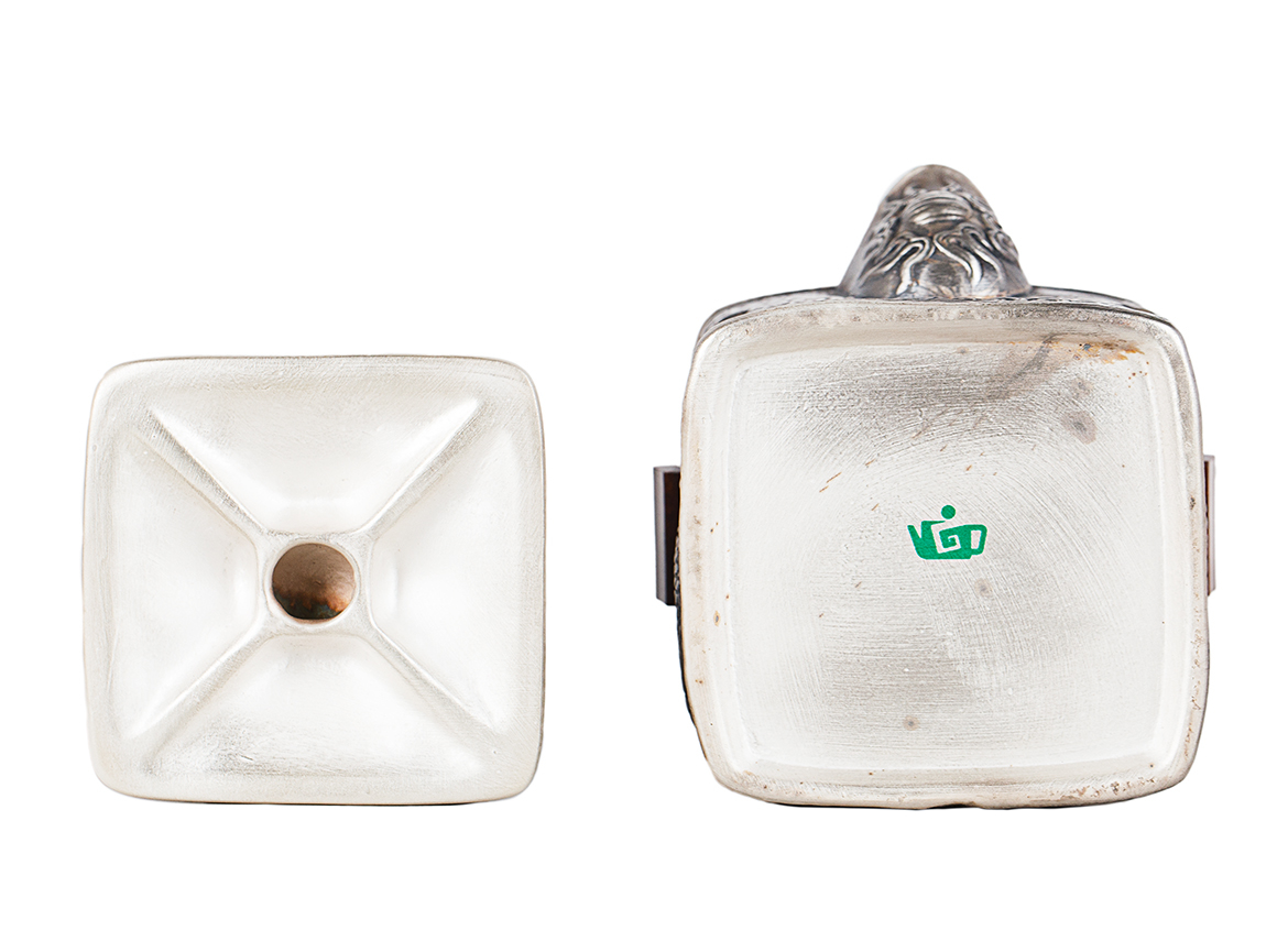 Чайник # 51604, глина/дерево, 125 мл.