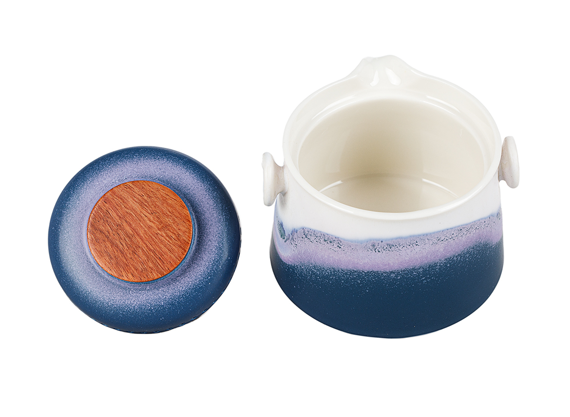 Набор посуды походный (сиборидаси 198 мл, пиалы 36 мл) # 51635, дерево/керамика.