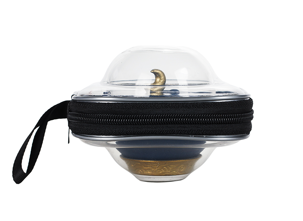 Набор посуды походный (гайвань 132 мл, пиалы 42 мл, сито) # 51636, керамика/стекло