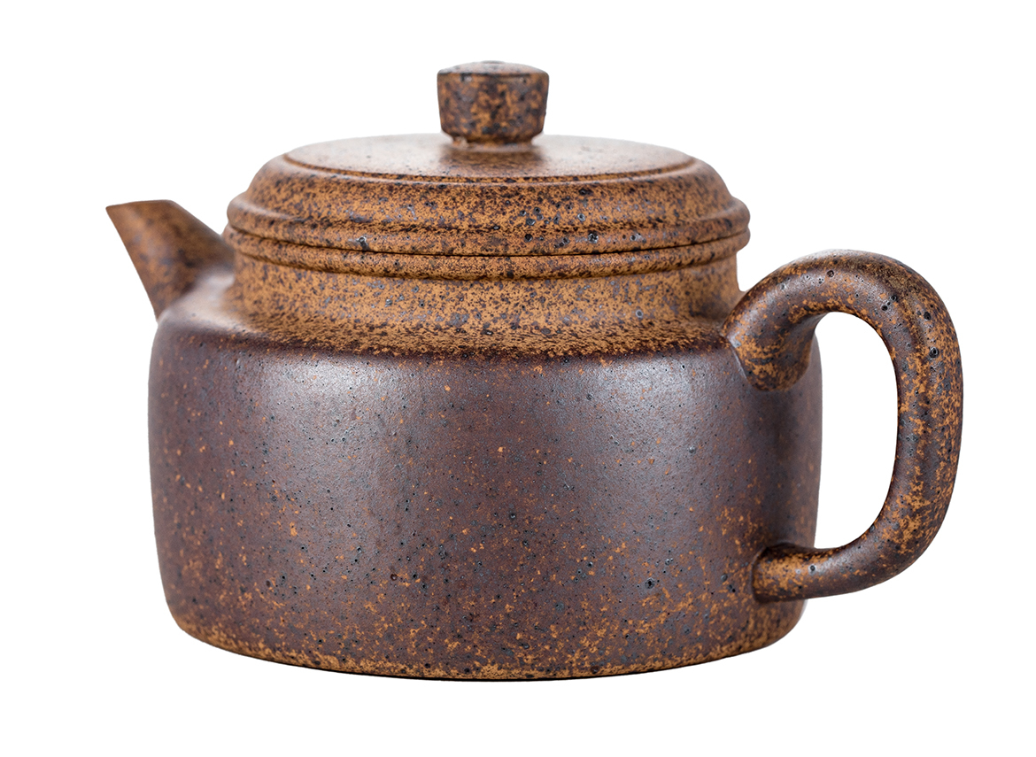 Чайник # 51833, исинская глина, дровяной обжиг, ручная работа, 165 мл.