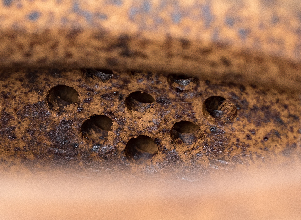 Чайник # 51833, исинская глина, дровяной обжиг, ручная работа, 165 мл.