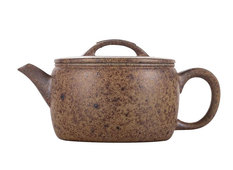 Чайник # 51834, исинская глина, дровяной обжиг, ручная работа, 120 мл.