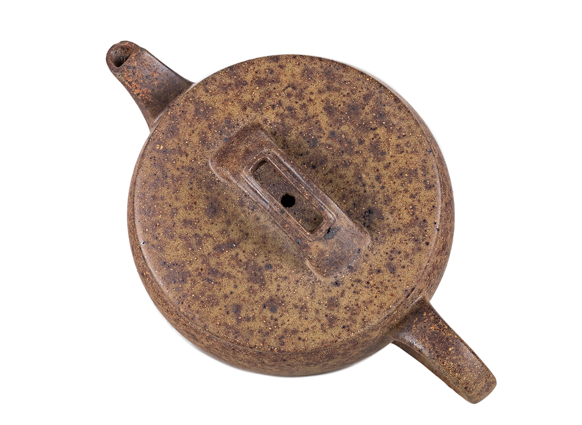 Чайник # 51834, исинская глина, дровяной обжиг, ручная работа, 120 мл.