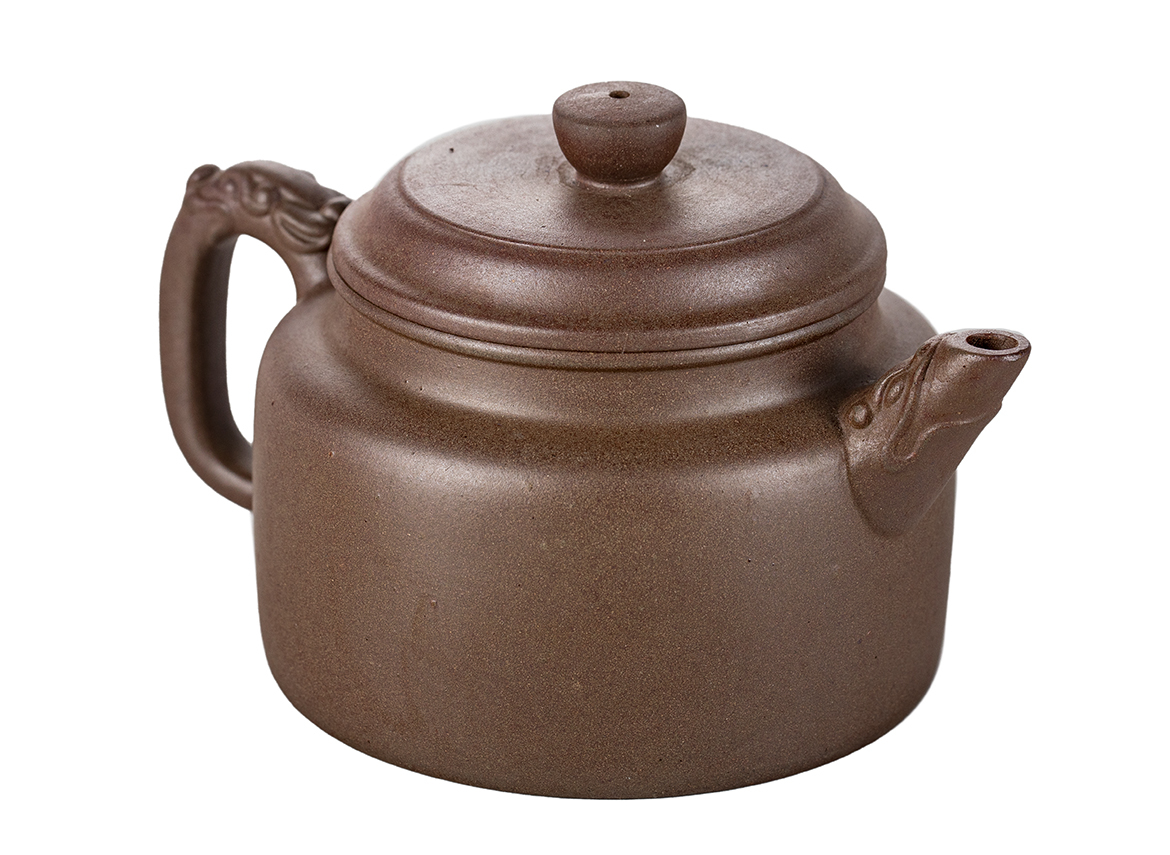 Чайник # 51835, исинская глина, дровяной обжиг, ручная работа, 290 мл.