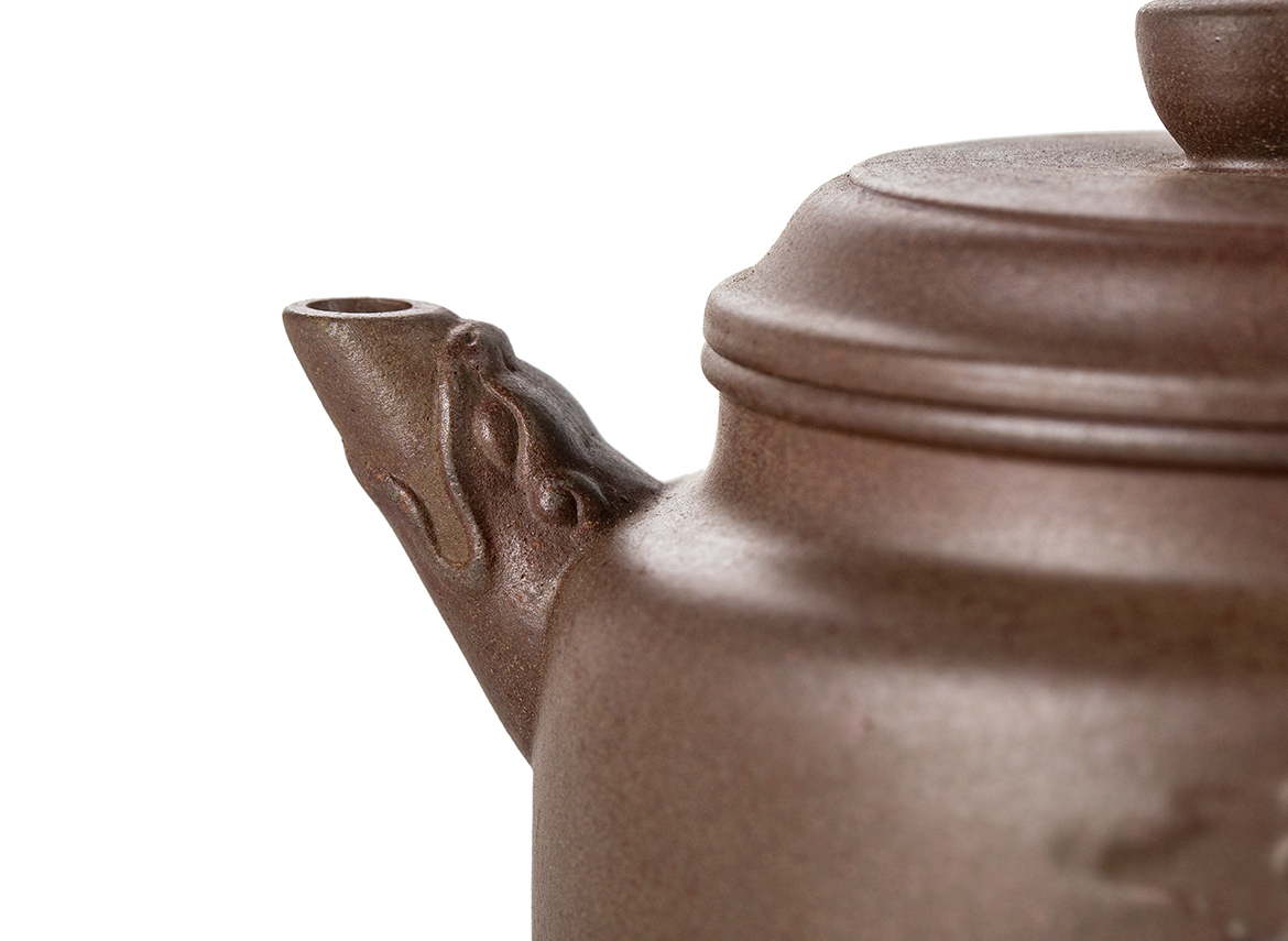 Чайник # 51835, исинская глина, дровяной обжиг, ручная работа, 290 мл.