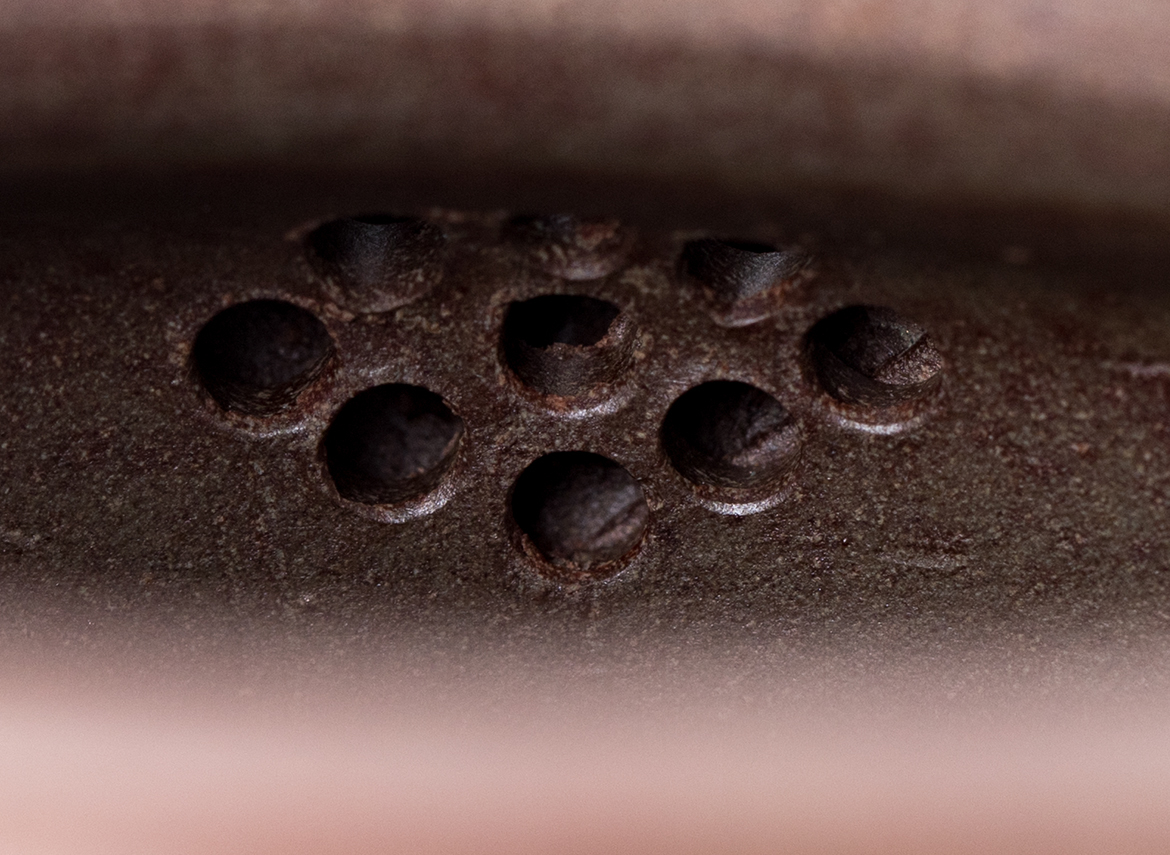 Чайник # 51835, исинская глина, дровяной обжиг, ручная работа, 290 мл.