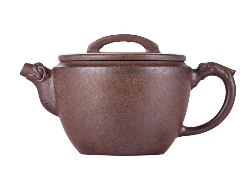 Чайник # 51836, исинская глина, дровяной обжиг, ручная работа, 160 мл.