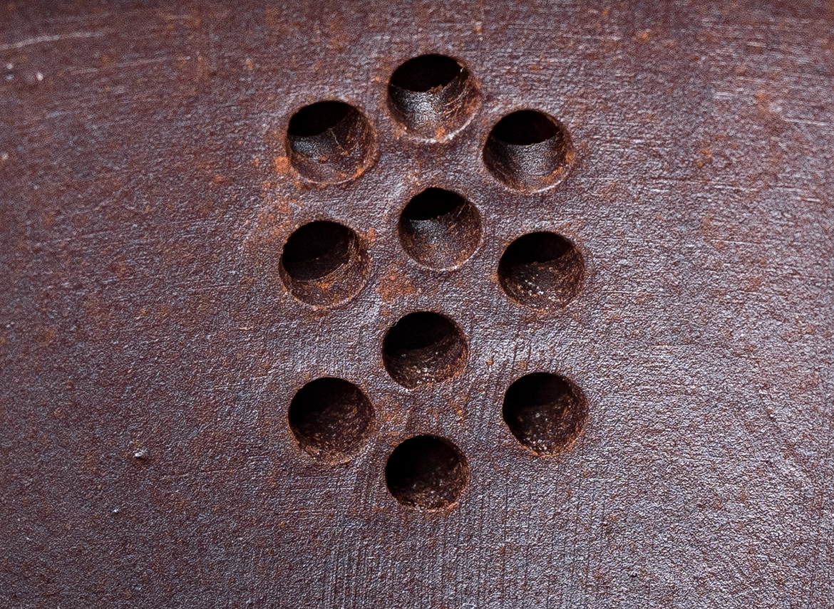 Чайник # 51836, исинская глина, дровяной обжиг, ручная работа, 160 мл.