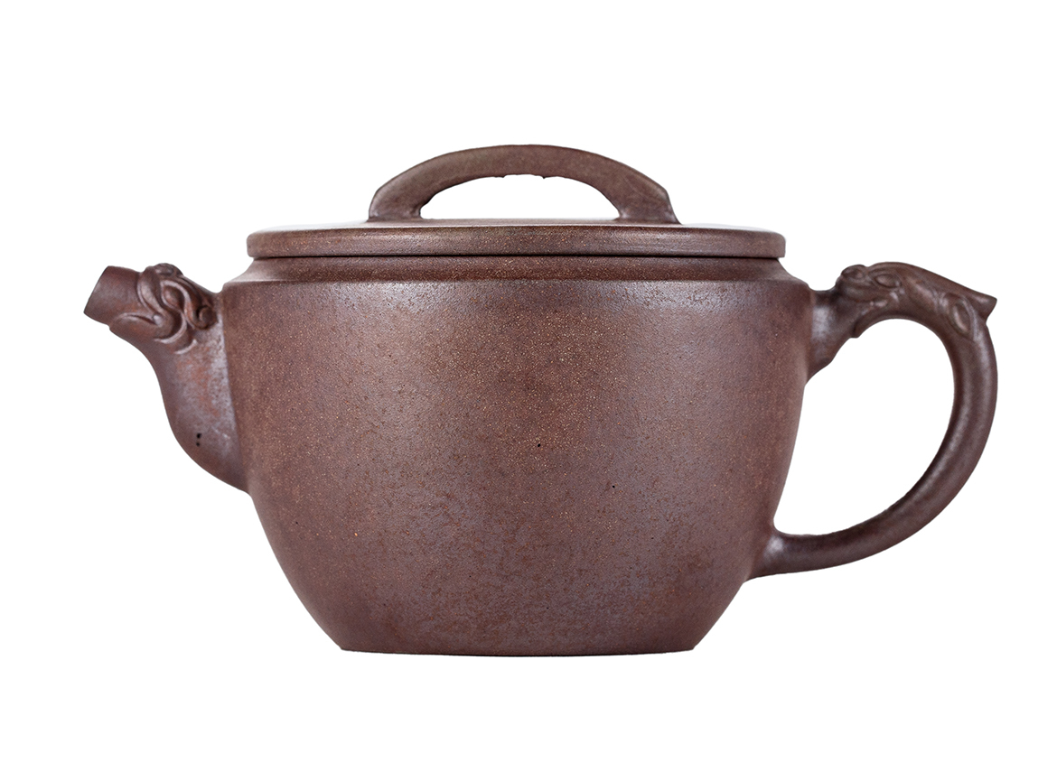 Чайник # 51836, исинская глина, дровяной обжиг, ручная работа, 160 мл.