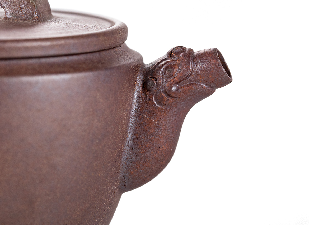Чайник # 51836, исинская глина, дровяной обжиг, ручная работа, 160 мл.
