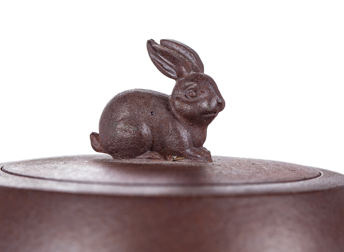 Чайник # 51837, исинская глина, дровяной обжиг, ручная работа, 230 мл.