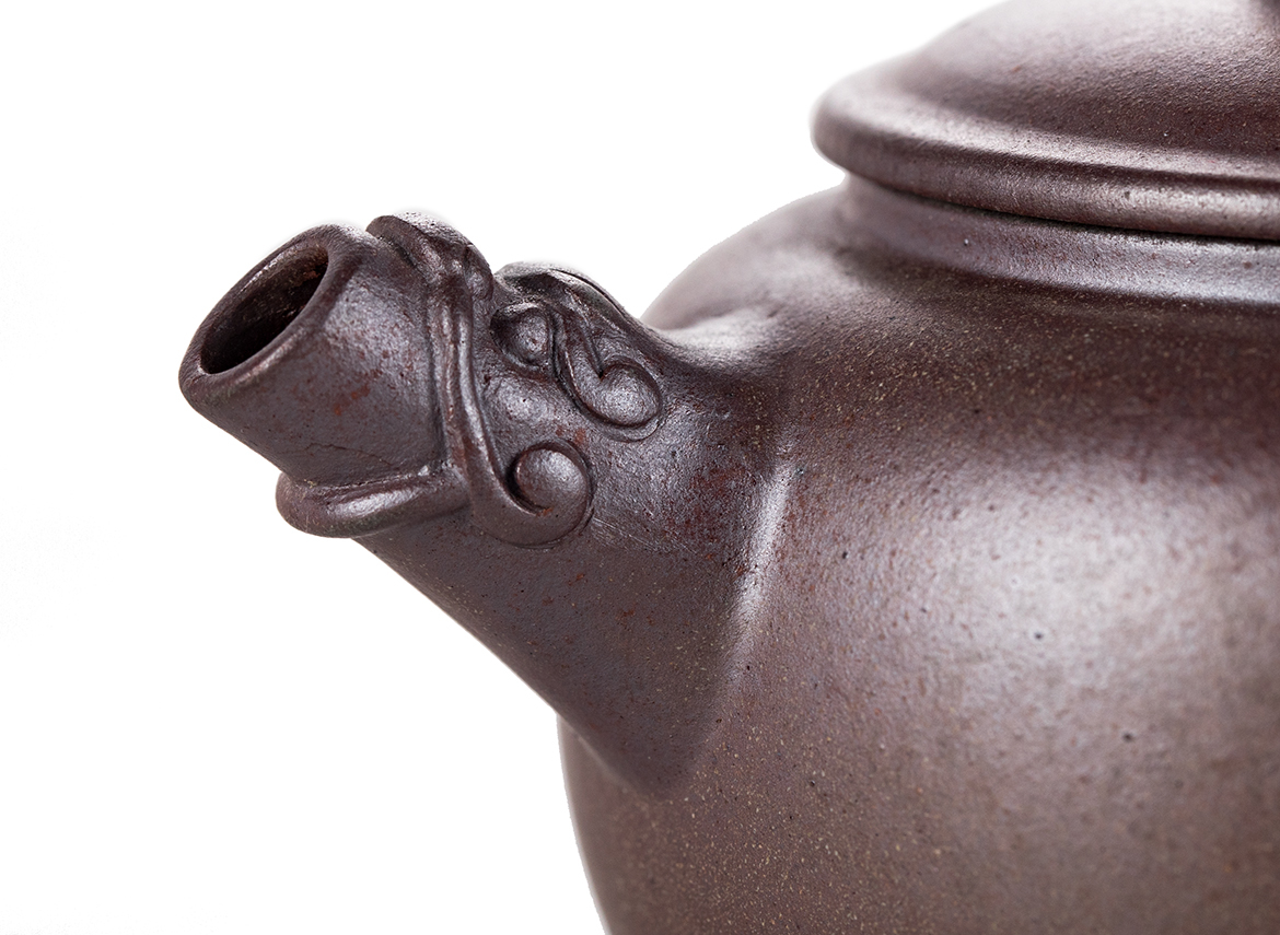 Чайник # 51838, исинская глина, дровяной обжиг, ручная работа, 170 мл.