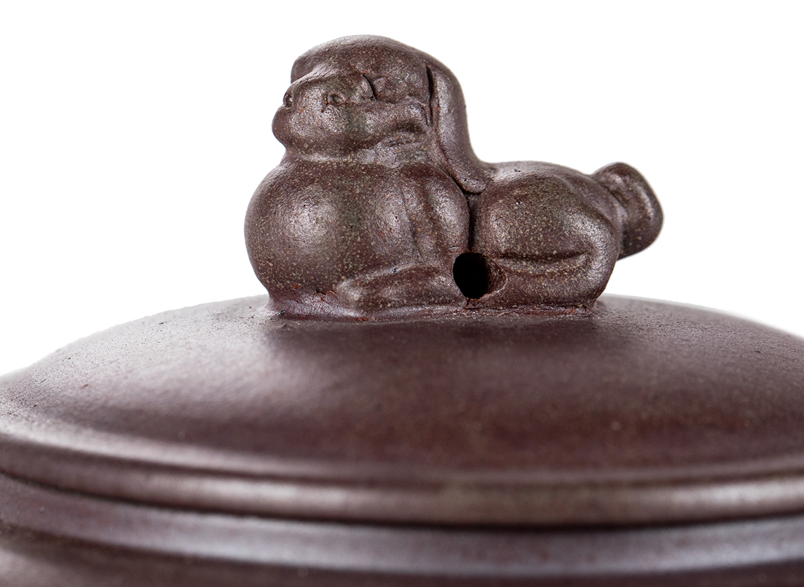 Чайник # 51838, исинская глина, дровяной обжиг, ручная работа, 170 мл.