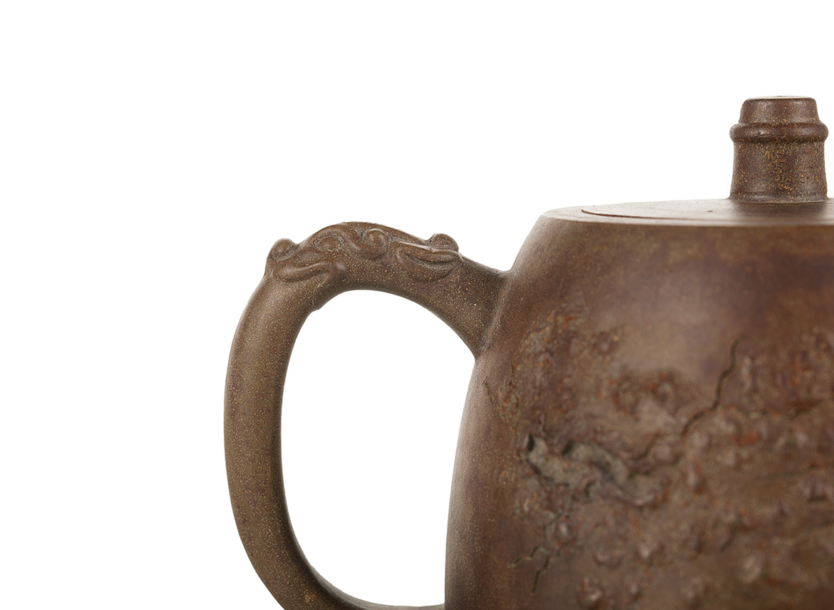 Чайник # 51839, исинская глина, ручная работа, дровяной обжиг, 270 мл.