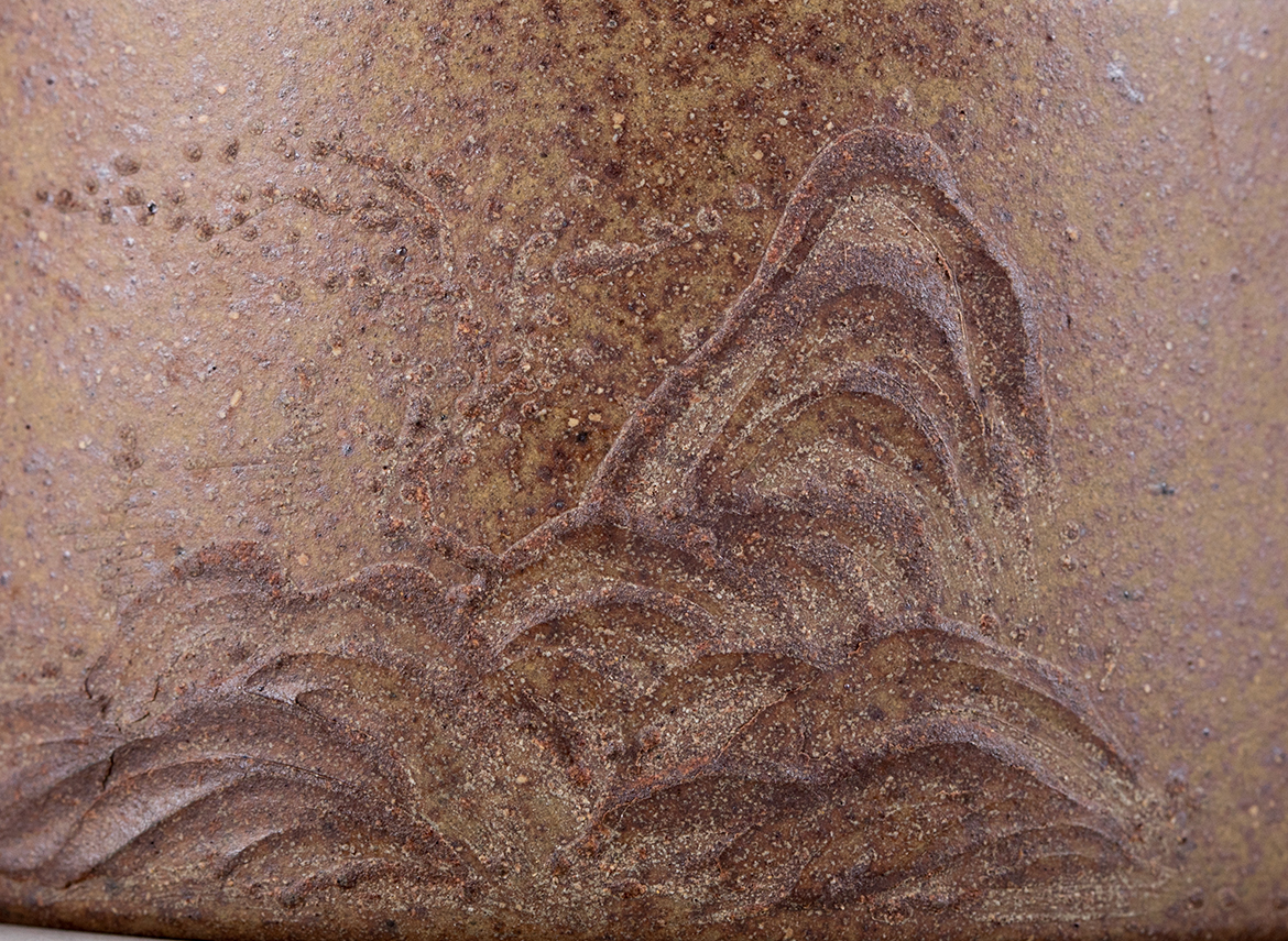 Чайник # 51842, исинская глина, дровяной обжиг, ручная работа, 220 мл.