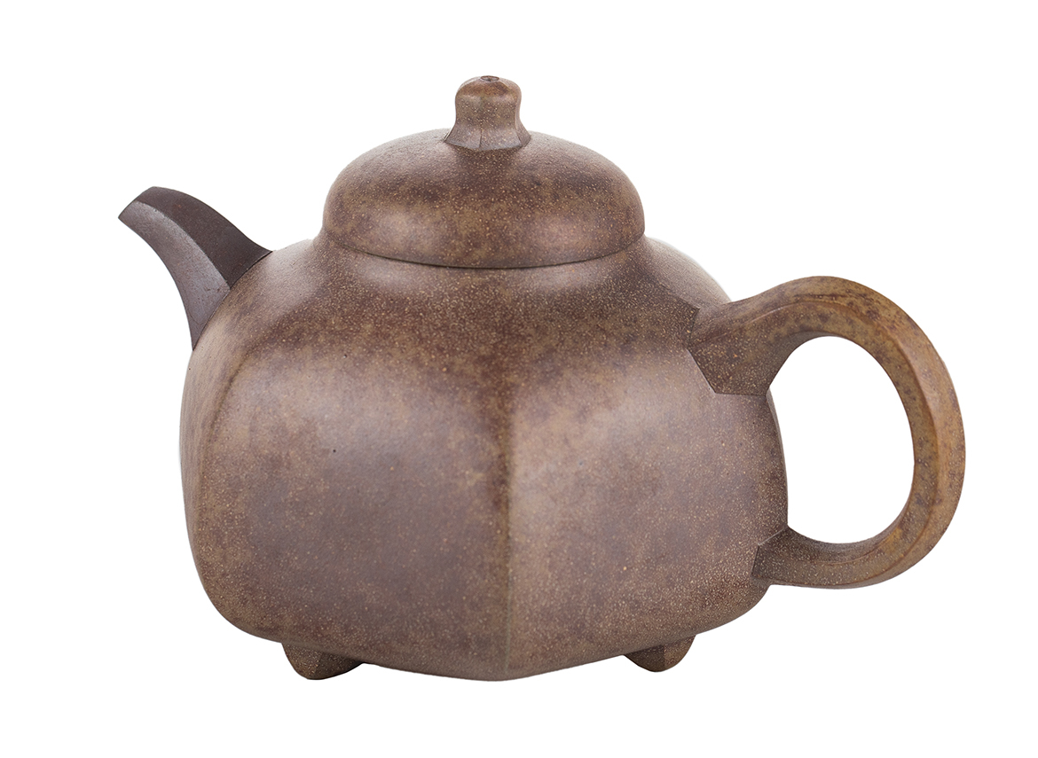 Чайник # 51843, исинская глина, дровяной обжиг, ручная работа, 300 мл.