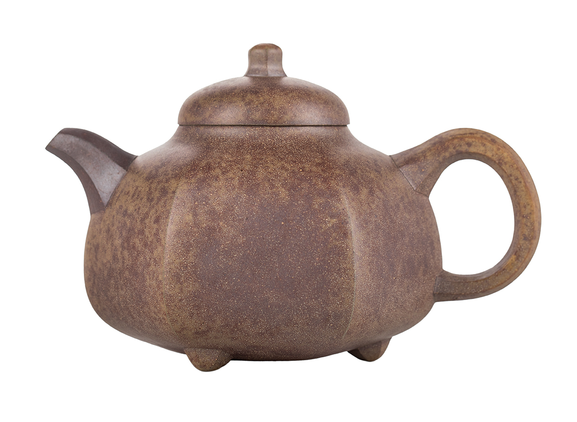 Чайник # 51843, исинская глина, дровяной обжиг, ручная работа, 300 мл.