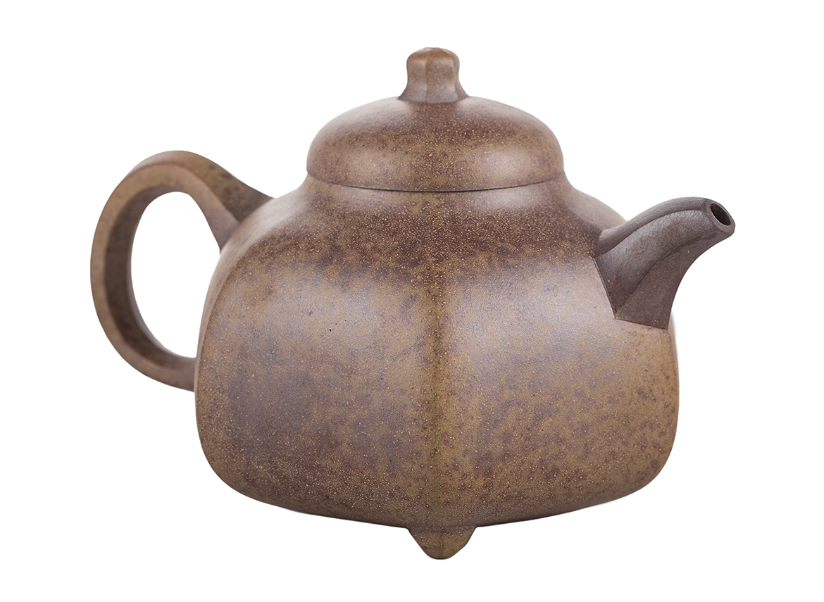 Чайник # 51843, исинская глина, дровяной обжиг, ручная работа, 300 мл.