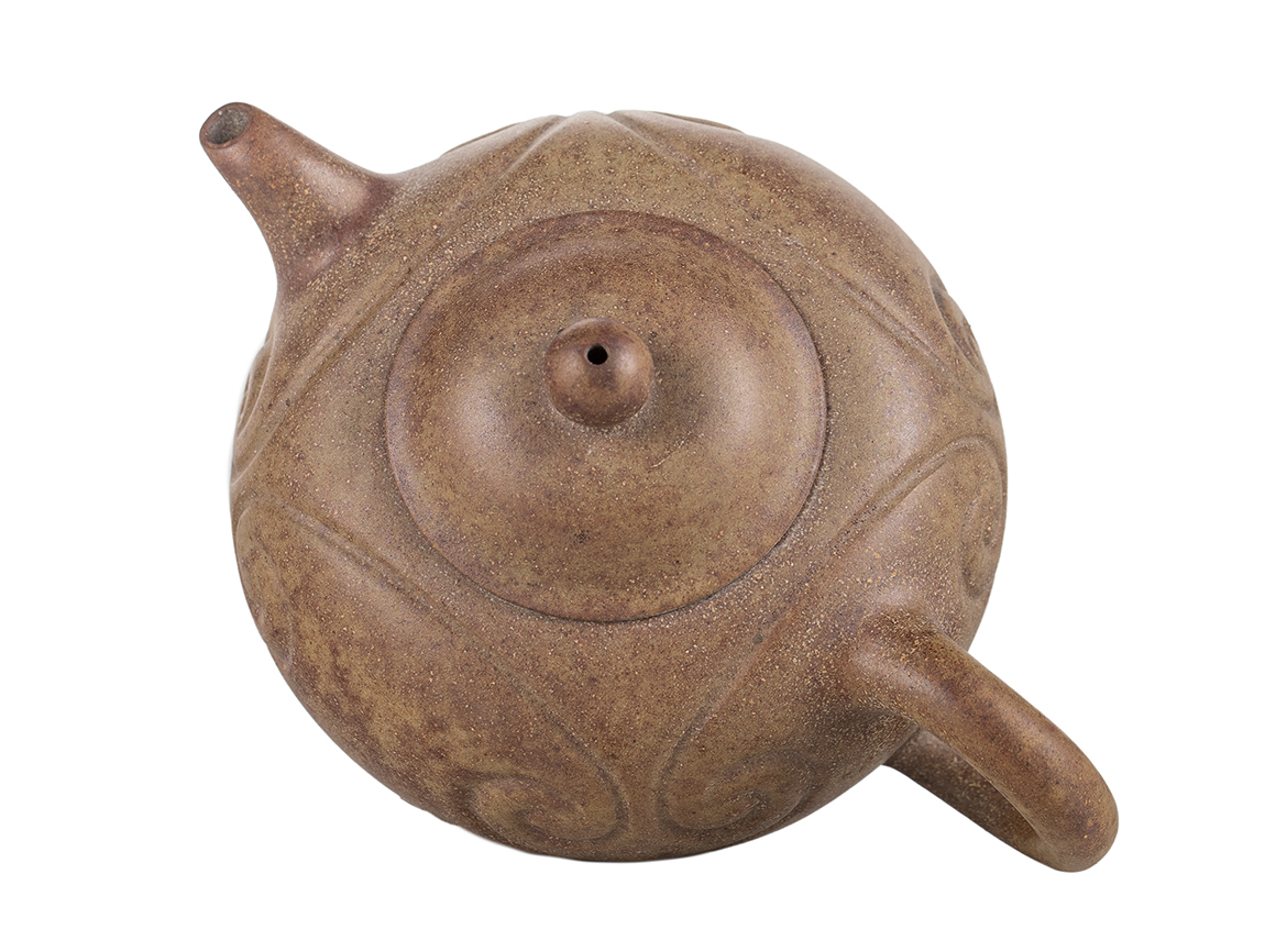 Чайник # 51844,  исинская глина, дровяной обжиг, ручная работа, 180 мл.