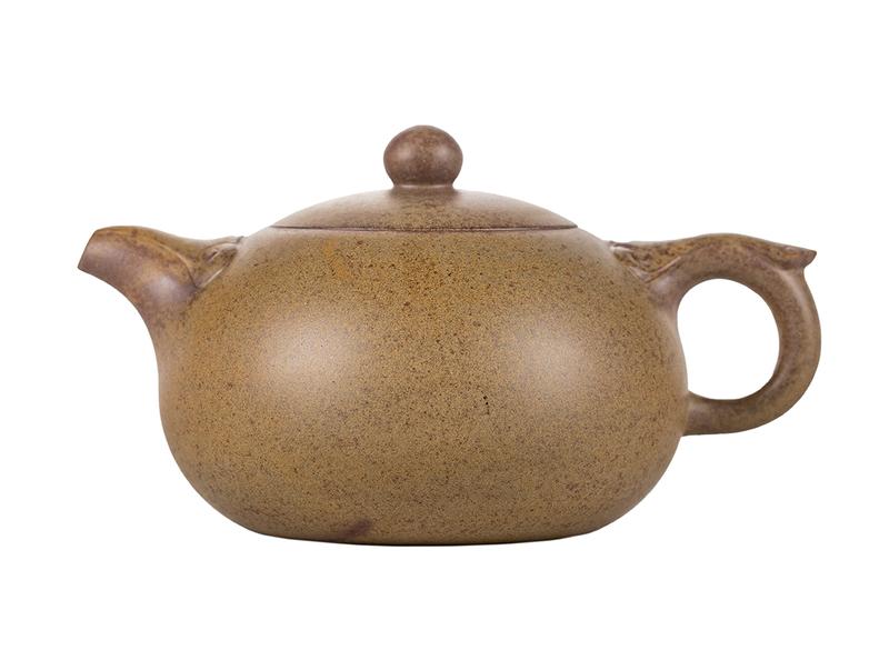 Чайник # 51845, исинская глина, дровяной обжиг, ручная работа, 235 мл. Чайник # 51845, исинская глина, дровяной обжиг, ручная работа, 235 мл.