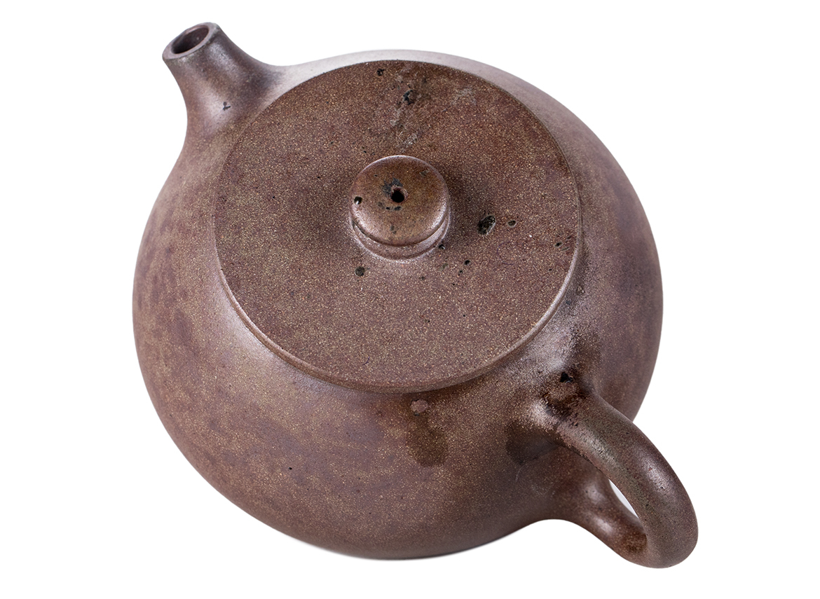 Чайник # 51846, исинская глина, дровяной обжиг, ручная работа, 165 мл.