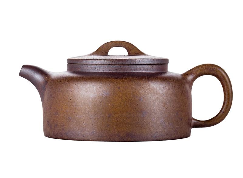 Чайник # 51847, исинская глина, дровяной обжиг, ручная работа, 150 мл.