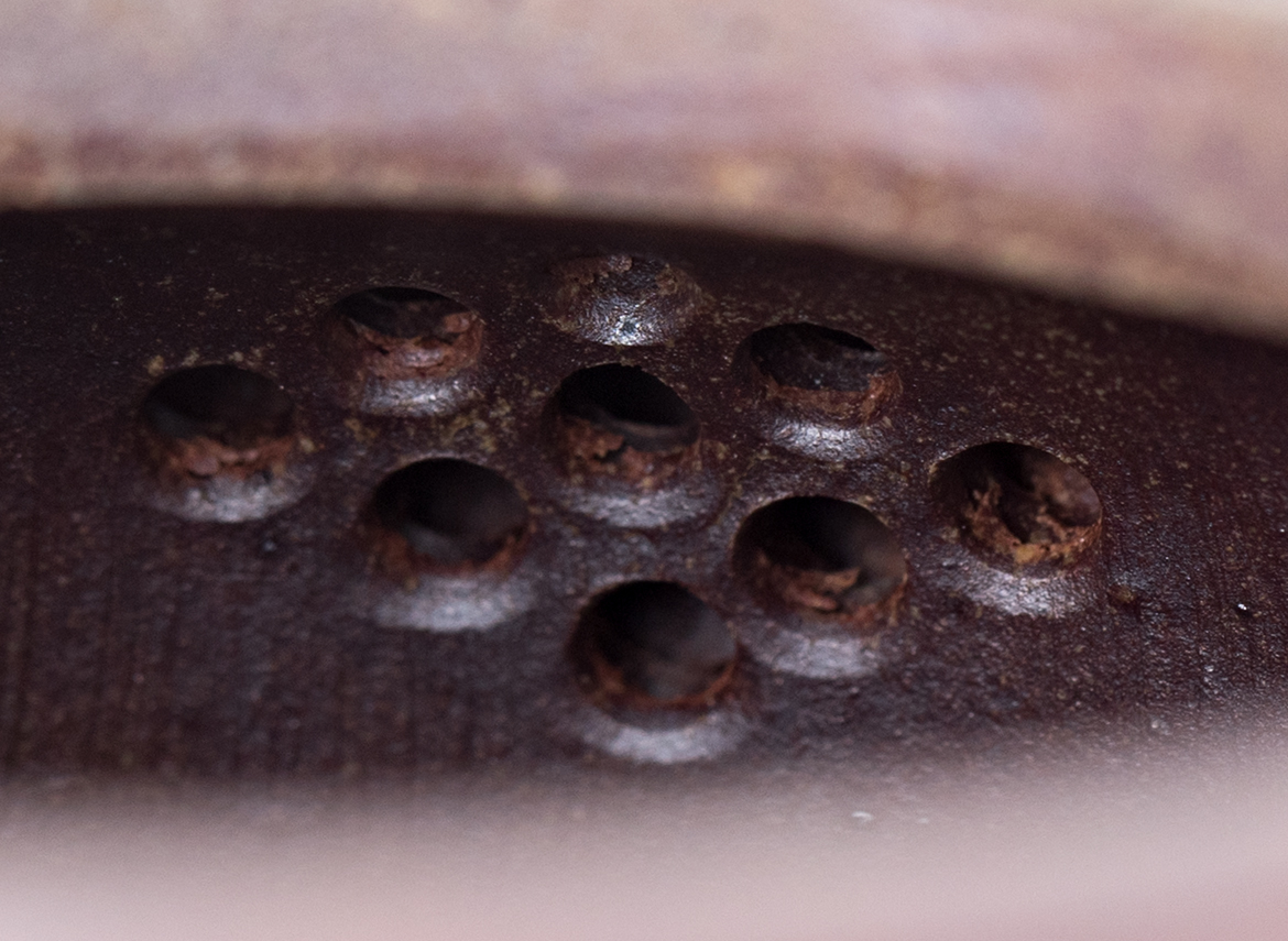 Чайник # 51847, исинская глина, дровяной обжиг, ручная работа, 150 мл.