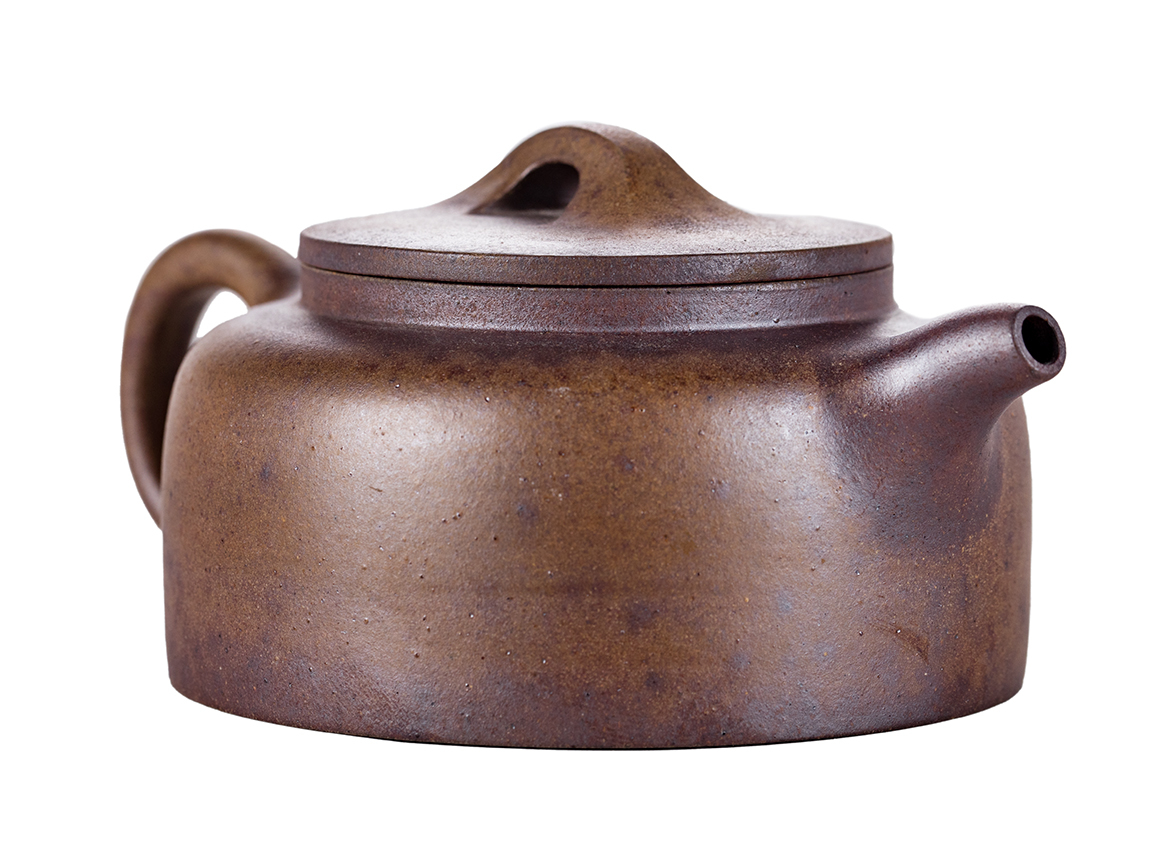 Чайник # 51847, исинская глина, дровяной обжиг, ручная работа, 150 мл.