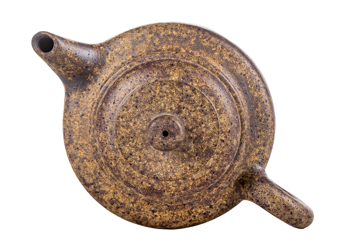 Чайник # 51850, исинская глина, дровяной обжиг, ручная работа, 210 мл.