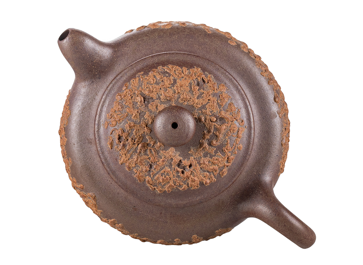 Чайник # 51854, исинская глина, дровяной обжиг, ручная работа, 235 мл.