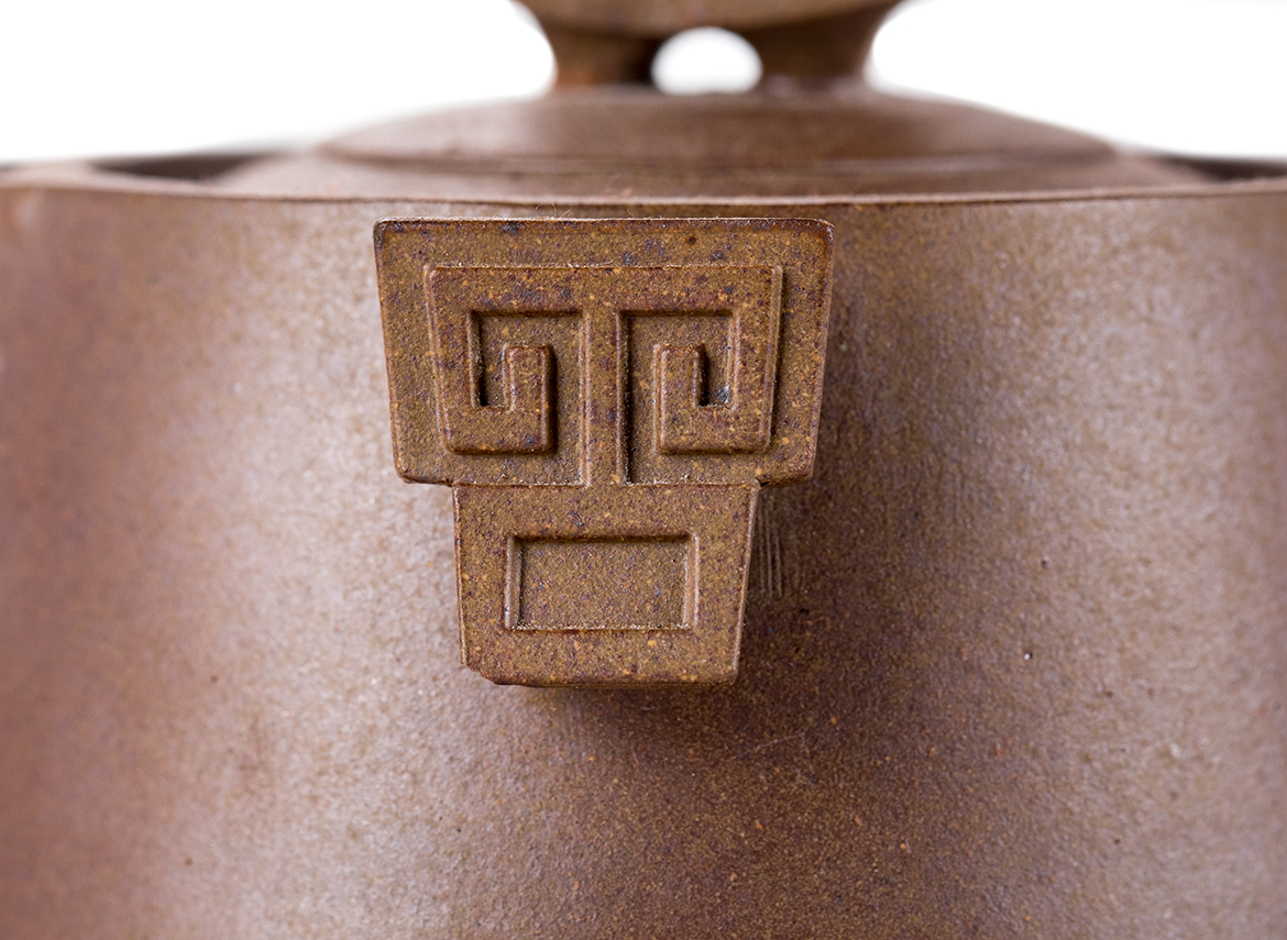 Чайник # 51855, исинская глина, дровяной обжиг, ручная работа, 185 мл.