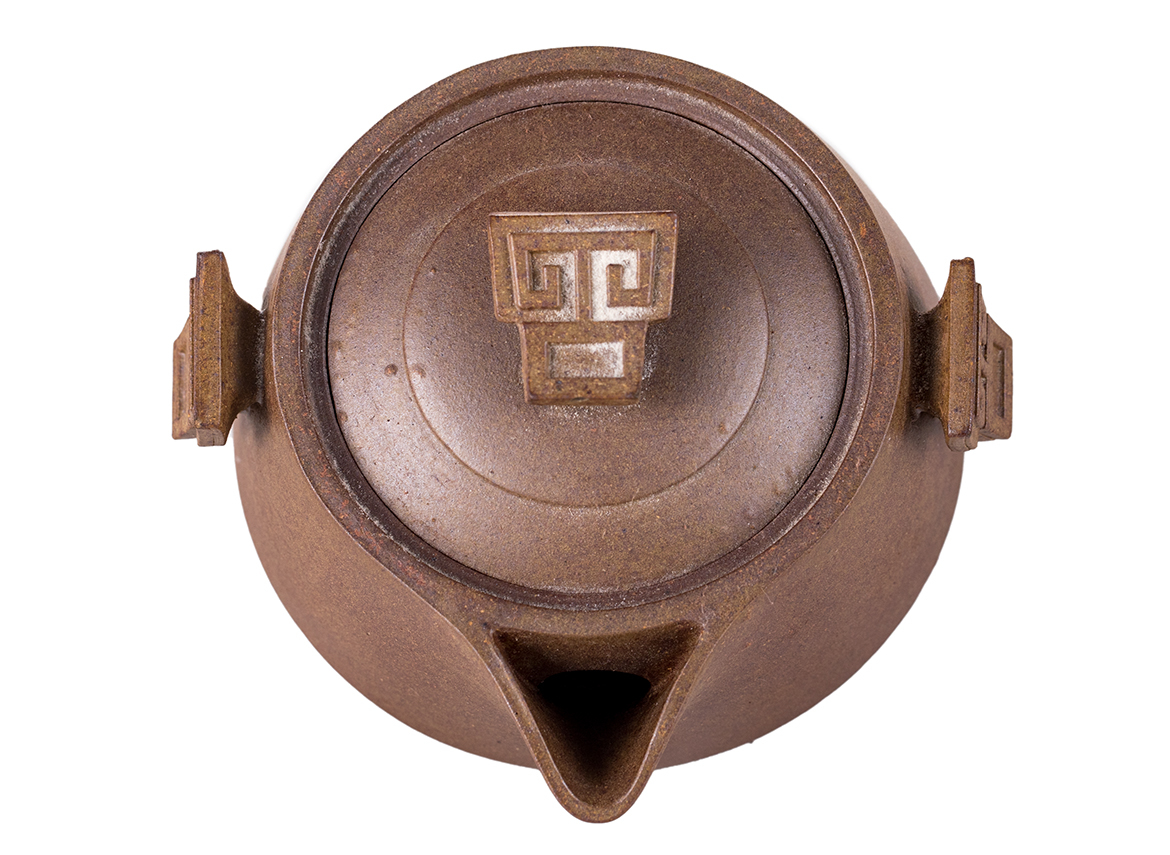 Чайник # 51855, исинская глина, дровяной обжиг, ручная работа, 185 мл.