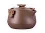 Чайник # 51855, исинская глина, дровяной обжиг, ручная работа, 185 мл.