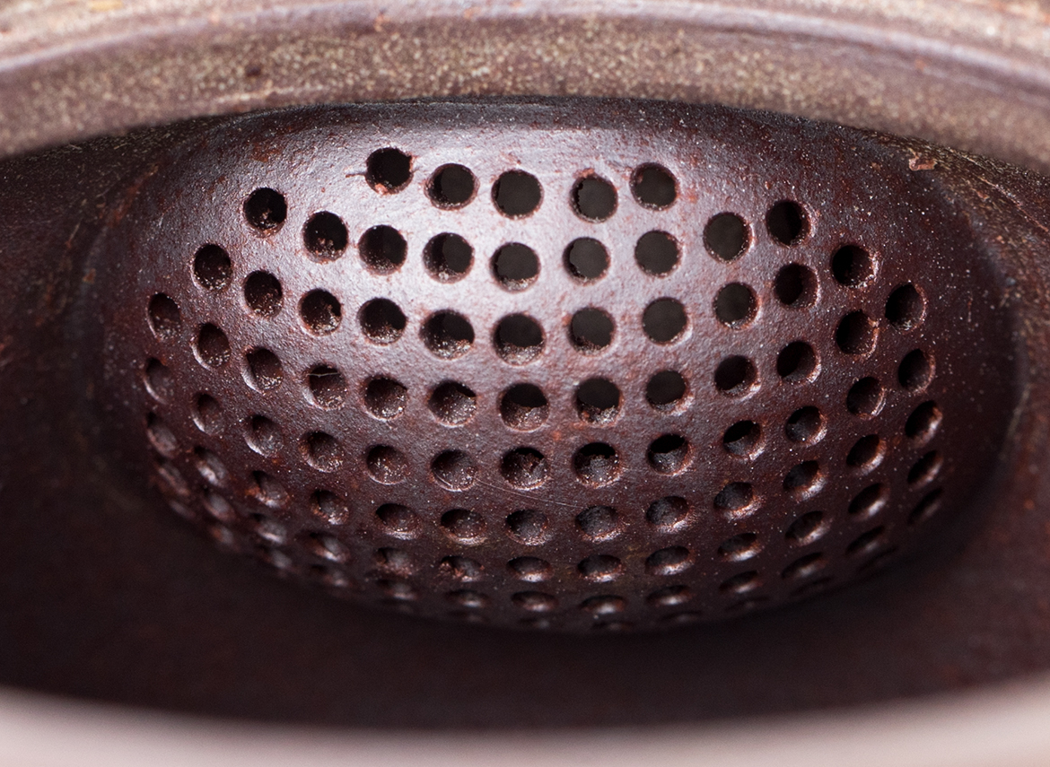 Чайник # 51856, исинская глина, дровяной обжиг, ручная работа, 185 мл.