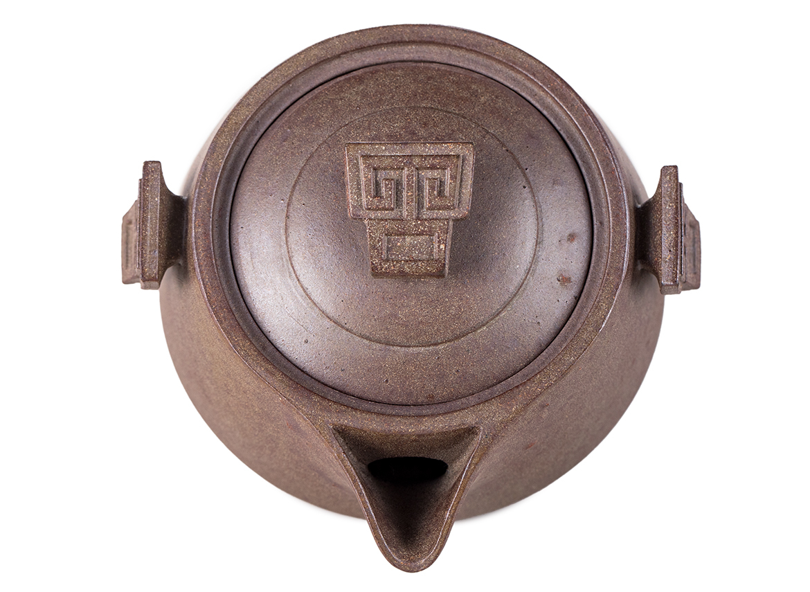 Чайник # 51856, исинская глина, дровяной обжиг, ручная работа, 185 мл.